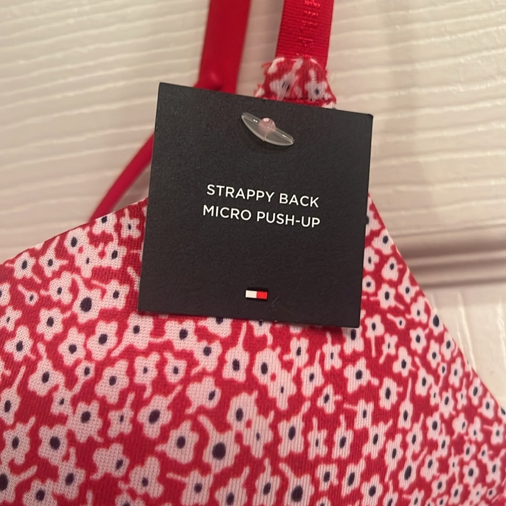 Tommy Hilfiger brand size 34B strappy back micro push up bra-NWT - Picture 2 of 5